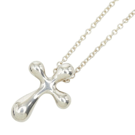 Tiffany & Co Small Cross Necklace Silver