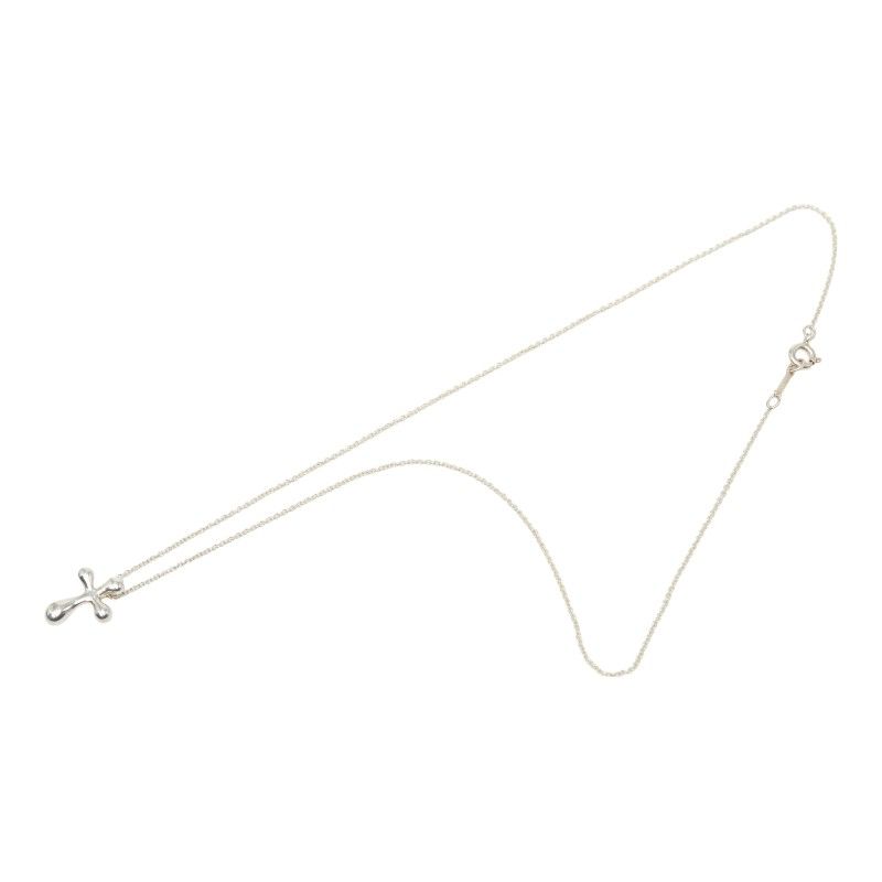 Tiffany & Co Small Cross Necklace Silver — view 4