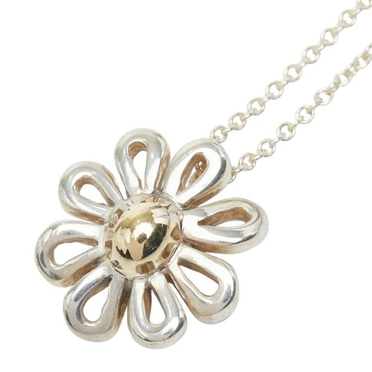 Tiffany & Co Daisy Flower Necklace Silver