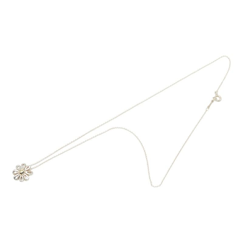 Tiffany & Co Daisy Flower Necklace Silver — view 4
