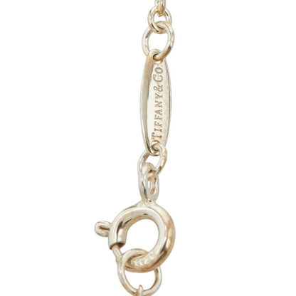 Tiffany & Co Double Open Heart Lariat Necklace Silver — view 6