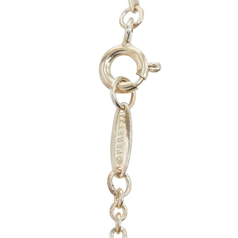 Tiffany & Co Double Open Heart Lariat Necklace Silver — view 5