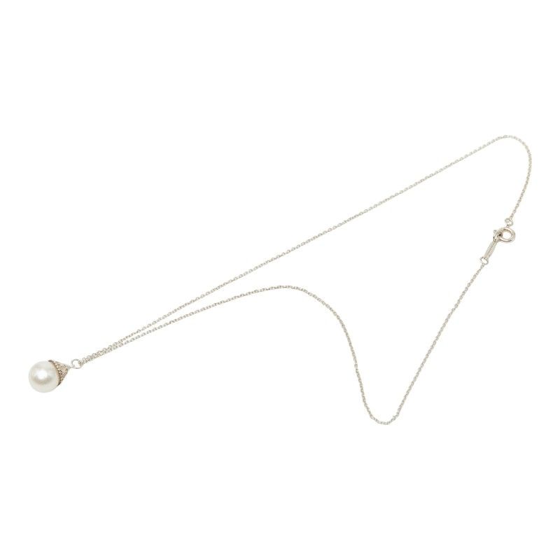 Tiffany & Co Ziegfeld Pearl Necklace Silver — view 4