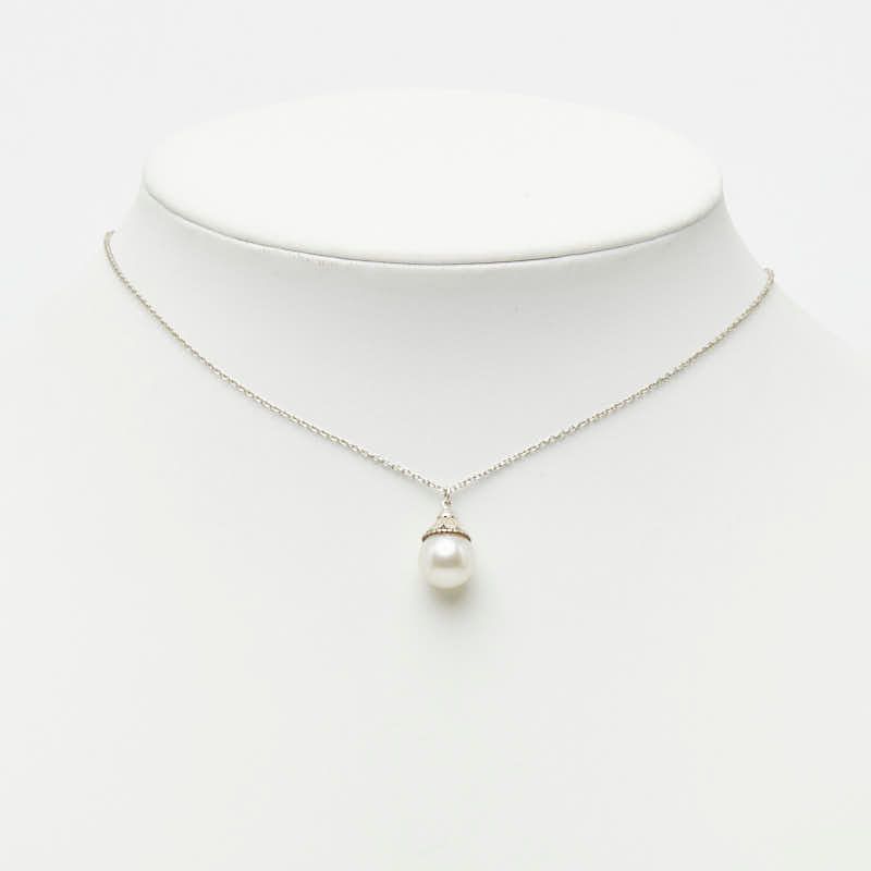 Tiffany & Co Ziegfeld Pearl Necklace Silver — view 7