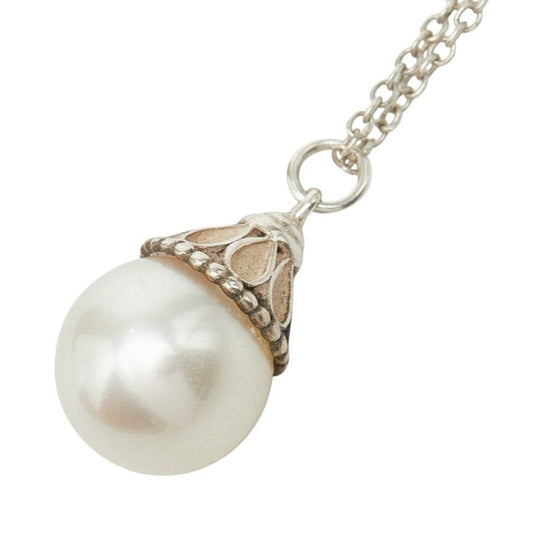 Tiffany & Co Ziegfeld Pearl Necklace Silver
