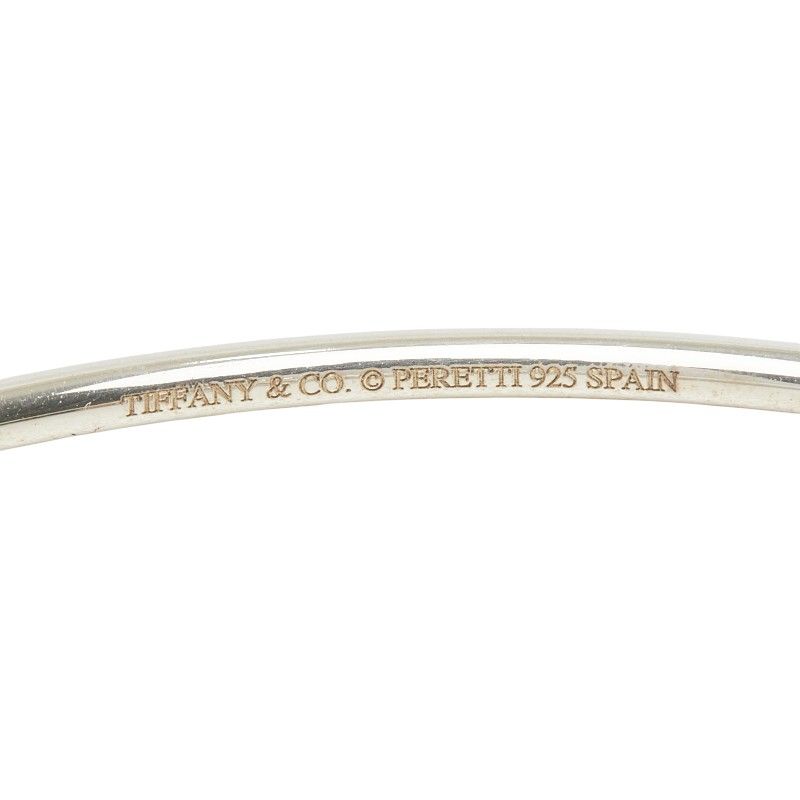Tiffany & Co Teardrop Bangle Silver Bracelet — view 4