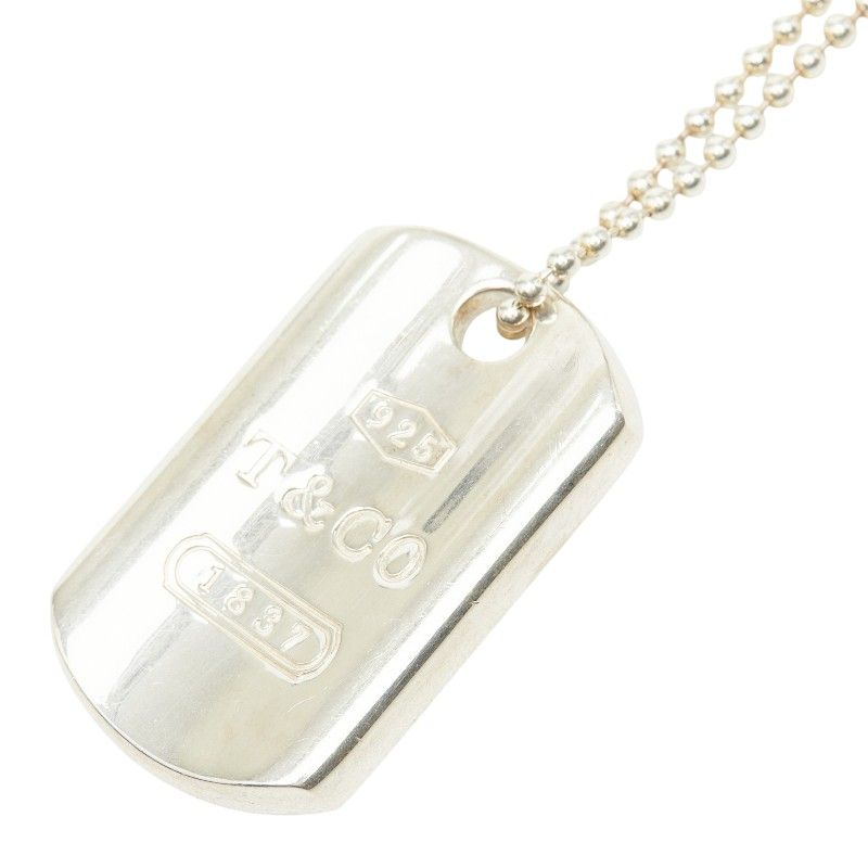 Tiffany & Co Tag Necklace Silver