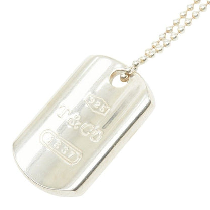 Tiffany & Co Tag Necklace Silver