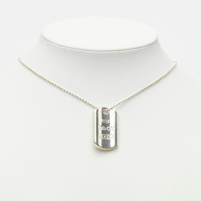 Tiffany & Co Tag Necklace Silver — view 7
