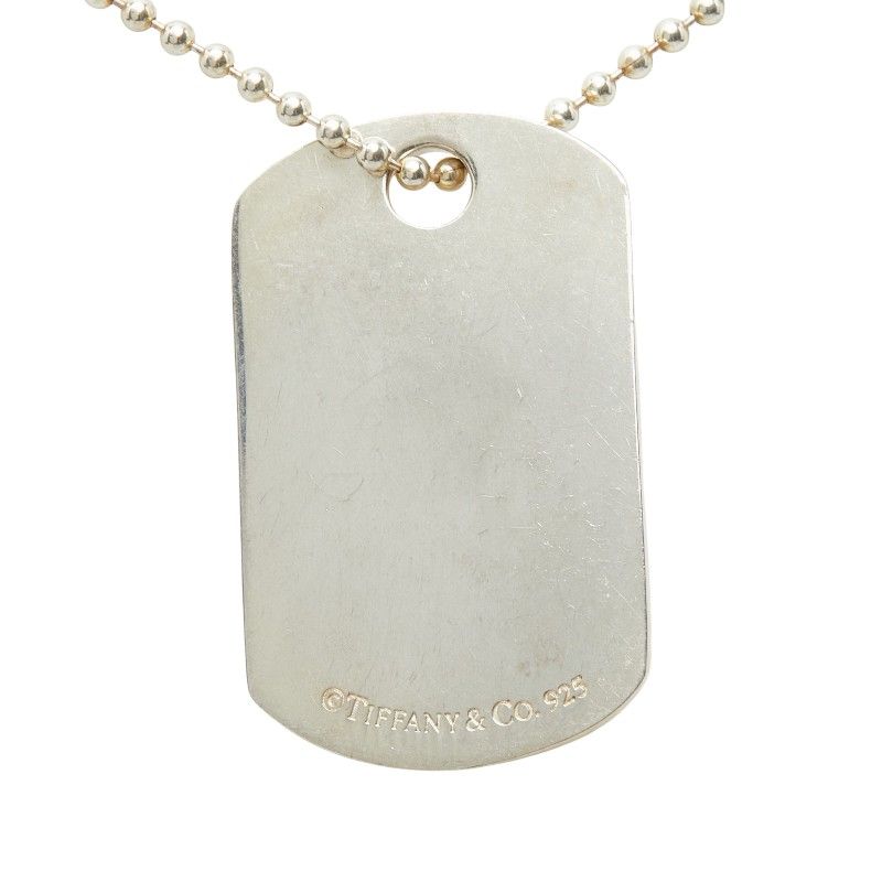 Tiffany & Co Tag Necklace Silver — view 3