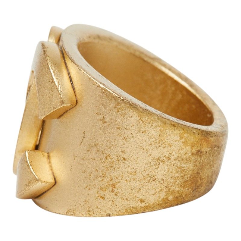 Chanel CC Logo Ring 01c Gold Plated — view 3