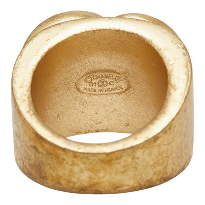 Chanel CC Logo Ring 01c Gold Plated — view 6