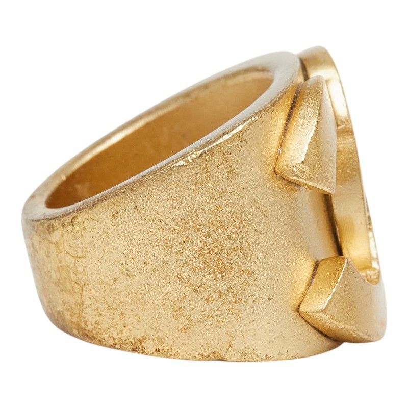 Chanel CC Logo Ring 01c Gold Plated — view 4