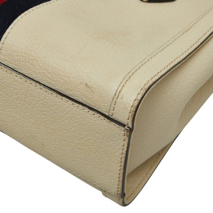 Gucci Ophidia Sherry Line Double Small 2-Way Shoulder Bag Ivory Leather — view 5