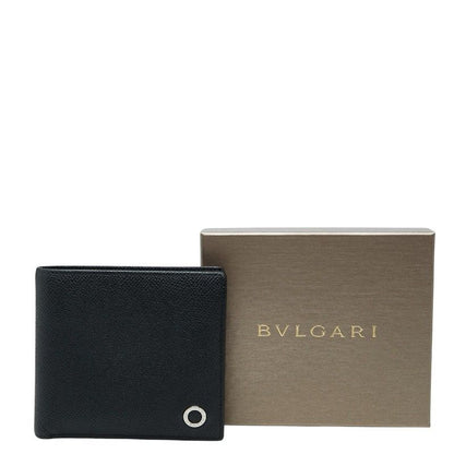 Bvlgari Bifold Wallet Black Leather — view 9