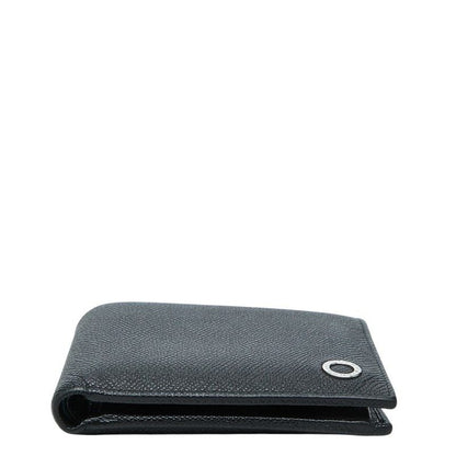 Bvlgari Bifold Wallet Black Leather — view 3