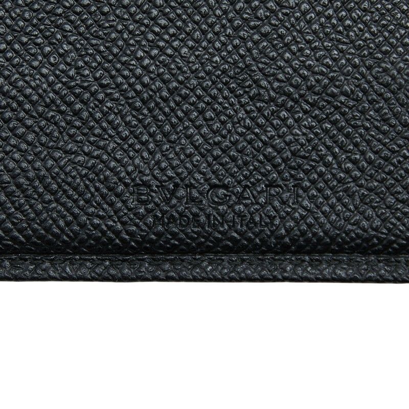 Bvlgari Bifold Wallet Black Leather — view 8