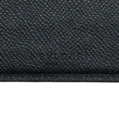 Bvlgari Bifold Wallet Black Leather — view 8