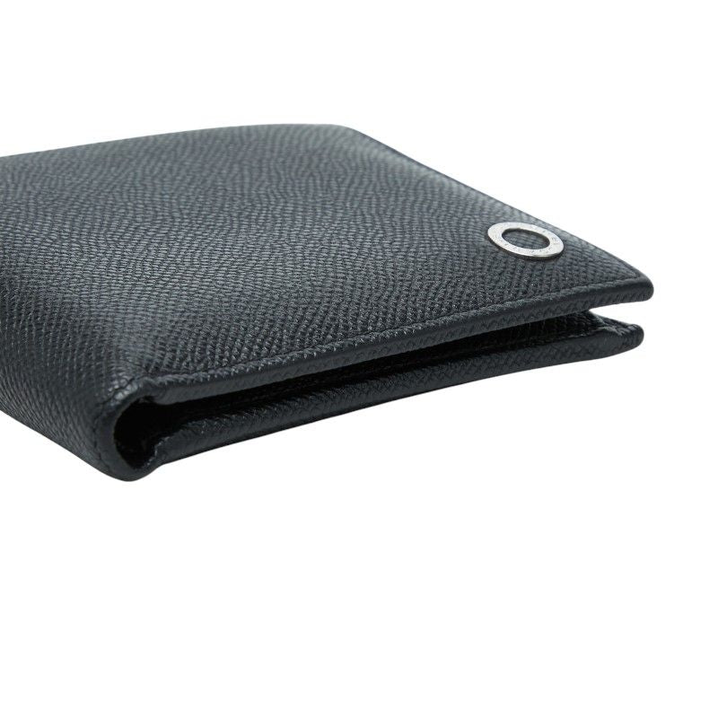 Bvlgari Bifold Wallet Black Leather — view 4