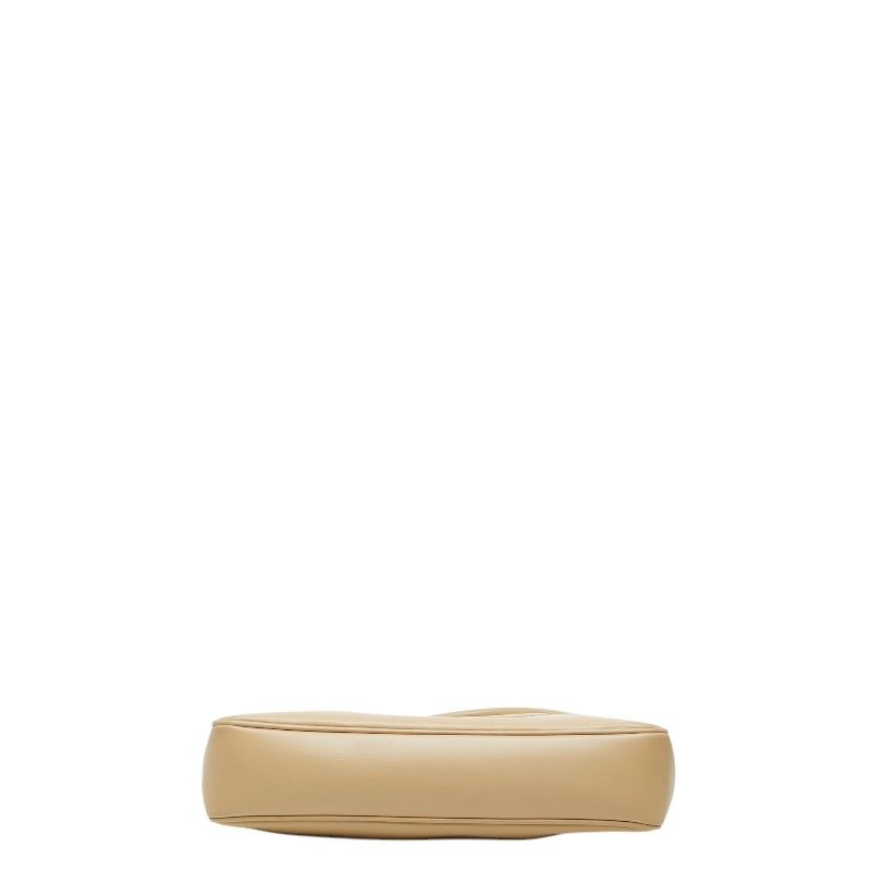 Chanel CC Logo Tote Beige Leather — view 3