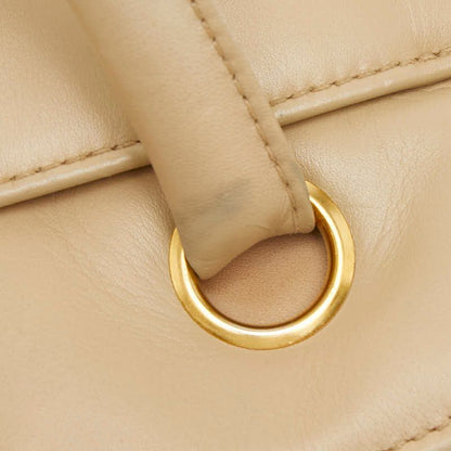 Chanel CC Logo Tote Beige Leather — view 8