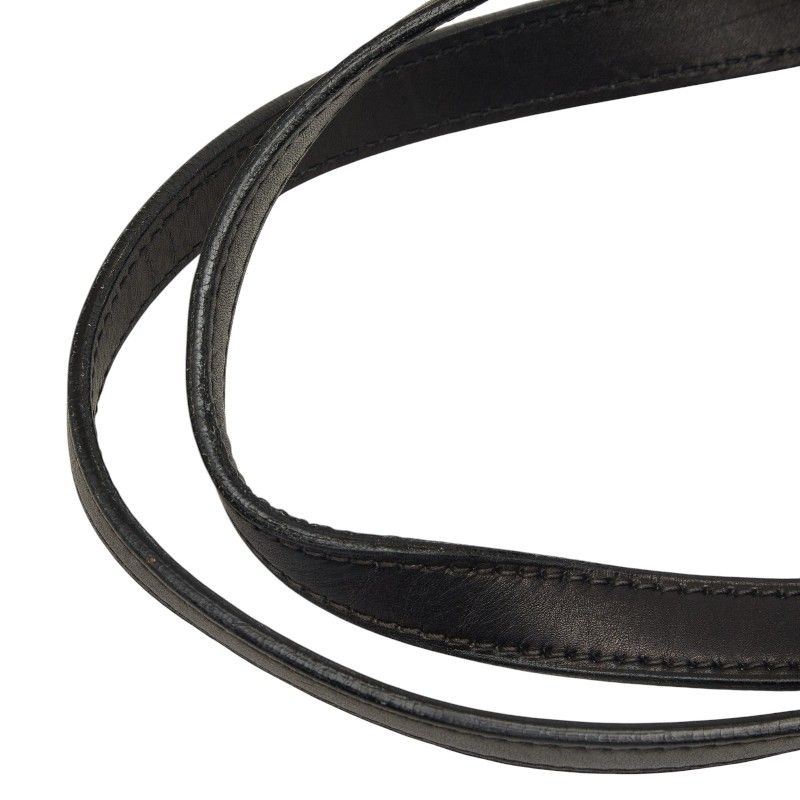 Prada Flap Shoulder Bag Black Nylon Leather — view 4