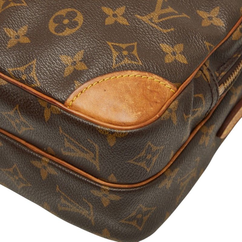 Louis Vuitton Monogram Amazon Crossbody Shoulder Bag Brown Leather — view 4