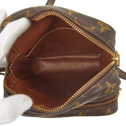 Louis Vuitton Monogram Amazon Crossbody Shoulder Bag Brown Leather — view 9