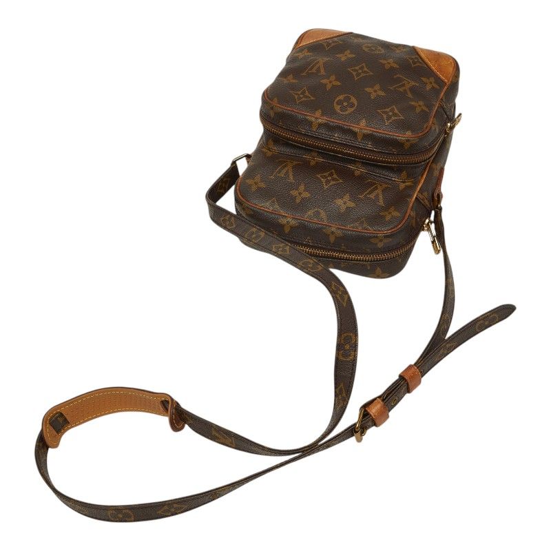 Louis Vuitton Monogram Amazon Crossbody Shoulder Bag Brown Leather — view 8