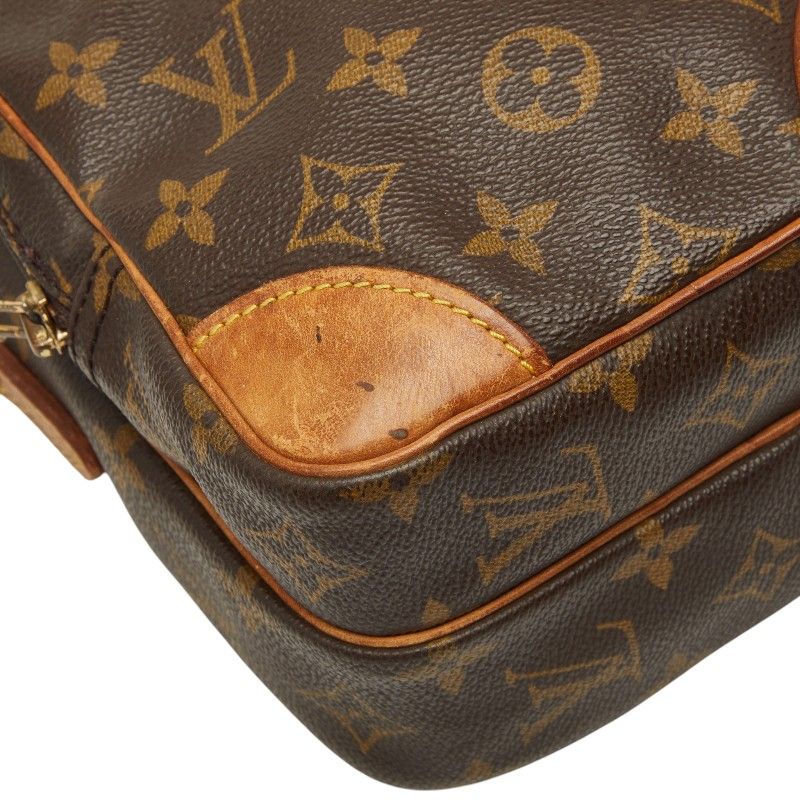 Louis Vuitton Monogram Amazon Crossbody Shoulder Bag Brown Leather — view 5