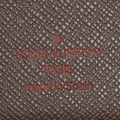 Louis Vuitton Damier Couverture Passport Case Brown Leather — view 8