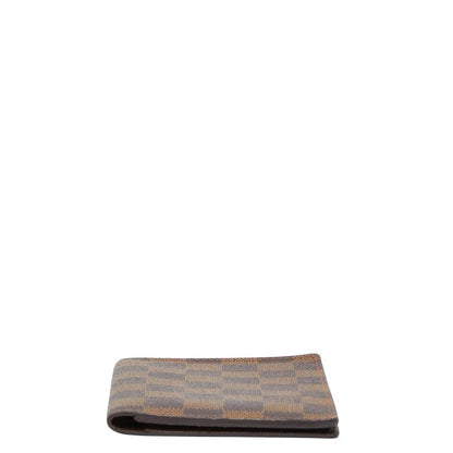 Louis Vuitton Damier Couverture Passport Case Brown Leather — view 3
