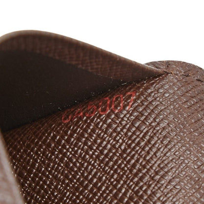 Louis Vuitton Damier Couverture Passport Case Brown Leather — view 9