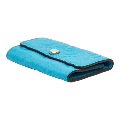 Louis Vuitton Monogram Empreinte Multicles 6 Key Case Blue Leather 1- Key Holder — view 4