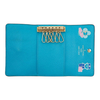 Louis Vuitton Monogram Empreinte Multicles 6 Key Case Blue Leather 1- Key Holder — view 6