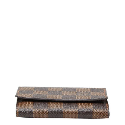 Louis Vuitton Damier Envelope Carte de Visite Card Case Passcase Brown Leather — view 3