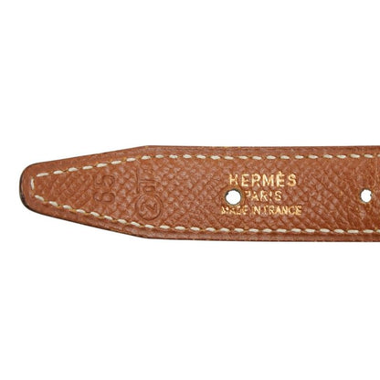 Hermes Constance Belt Reversible 65 Black Brown Box Calf Courchevel — view 8