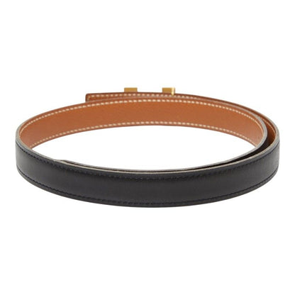 Hermes Constance Belt Reversible 65 Black Brown Box Calf Courchevel — view 3