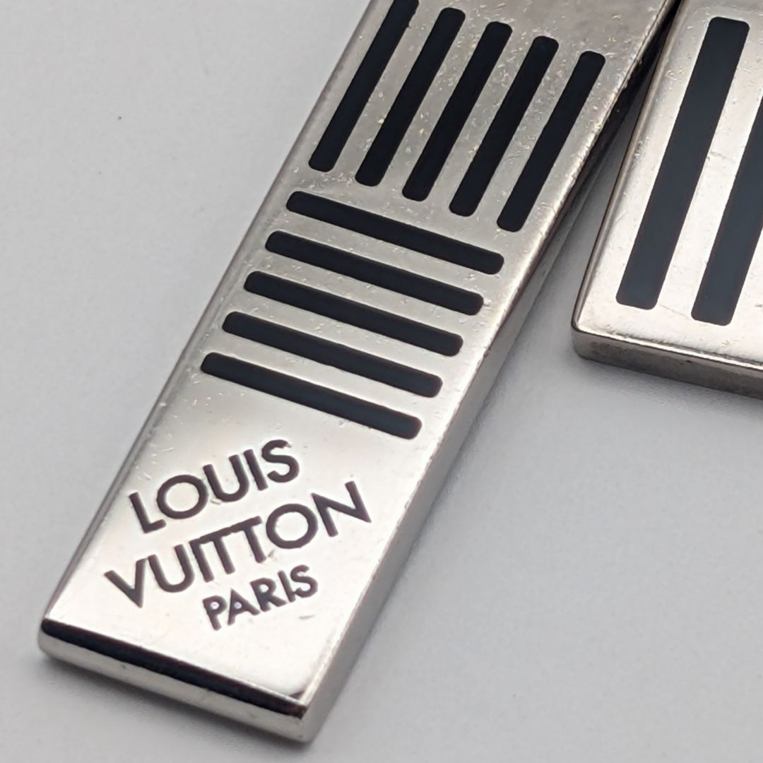 Louis Vuitton Collier Damier Colors Silver Necklace — view 3