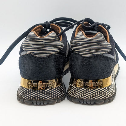 Louis Vuitton Run Away Line Epi Leather Calf Hair Sneakers Rare — view 4