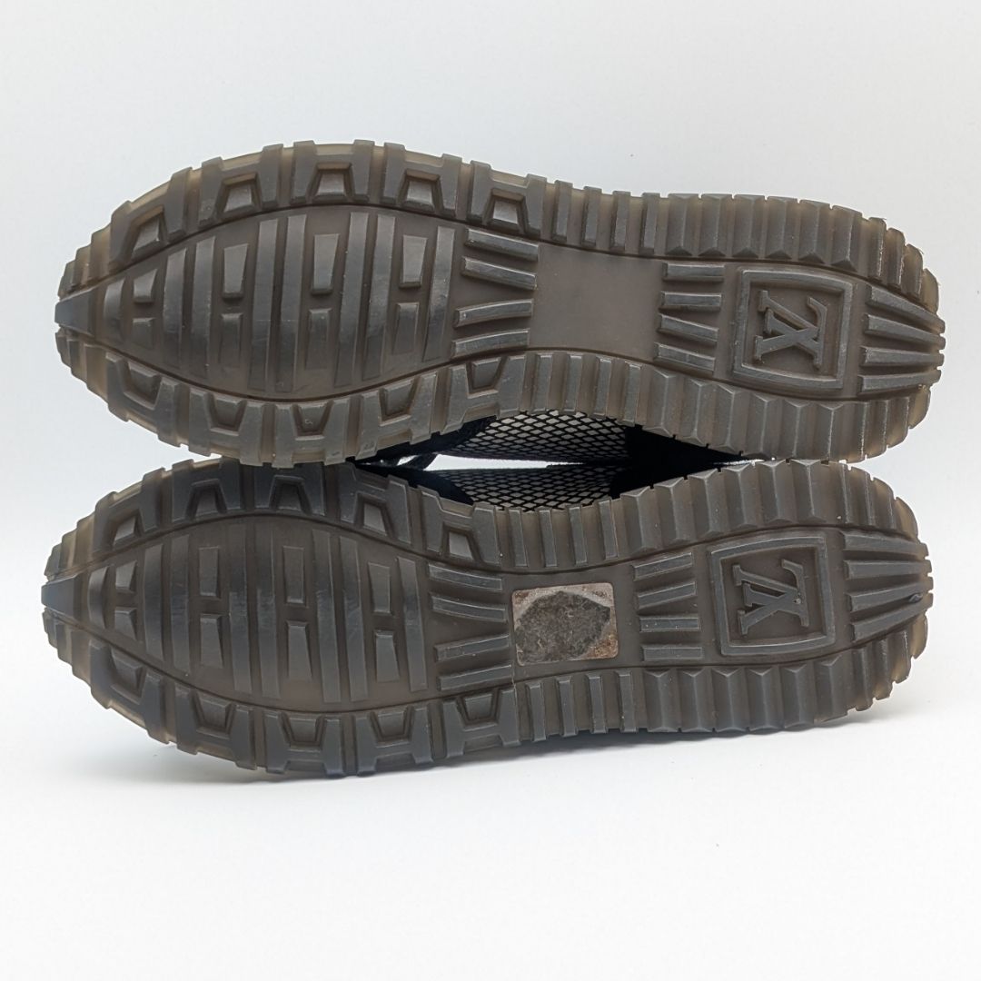 Louis Vuitton Run Away Line Epi Leather Calf Hair Sneakers Rare — view 8