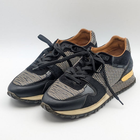 Louis Vuitton Run Away Line Epi Leather Calf Hair Sneakers Rare