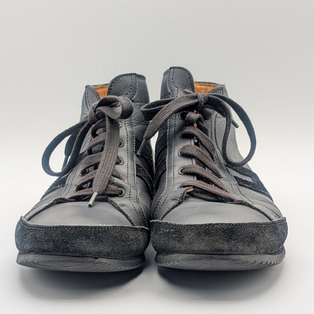 Hermes Quick Sneakers Suede Leather Black Shoes — view 3