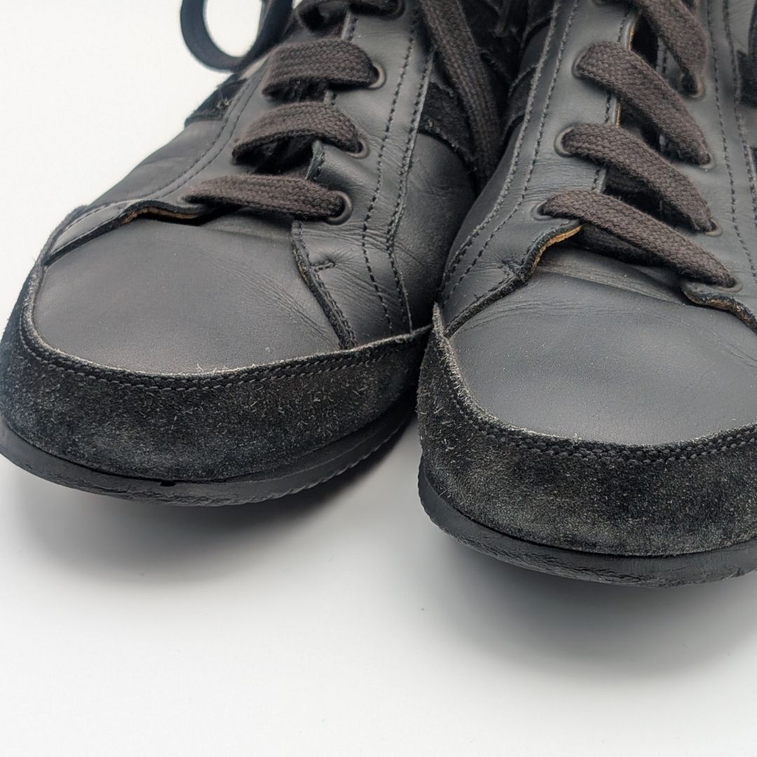 Hermes Quick Sneakers Suede Leather Black Shoes — view 7