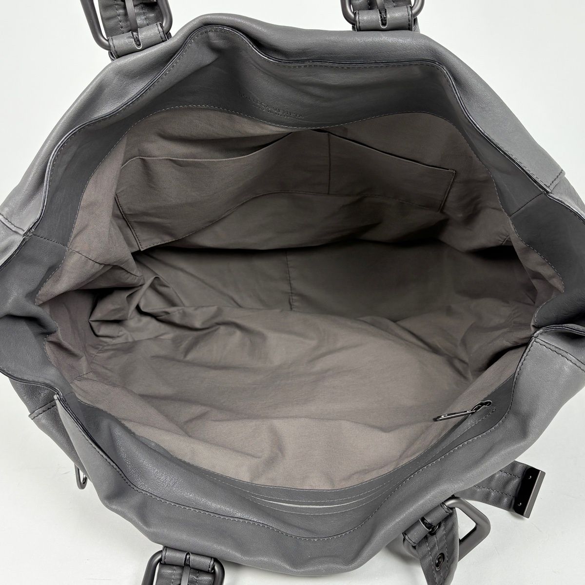 Bottega Veneta Intrecciato Tote Leather Gray — view 8