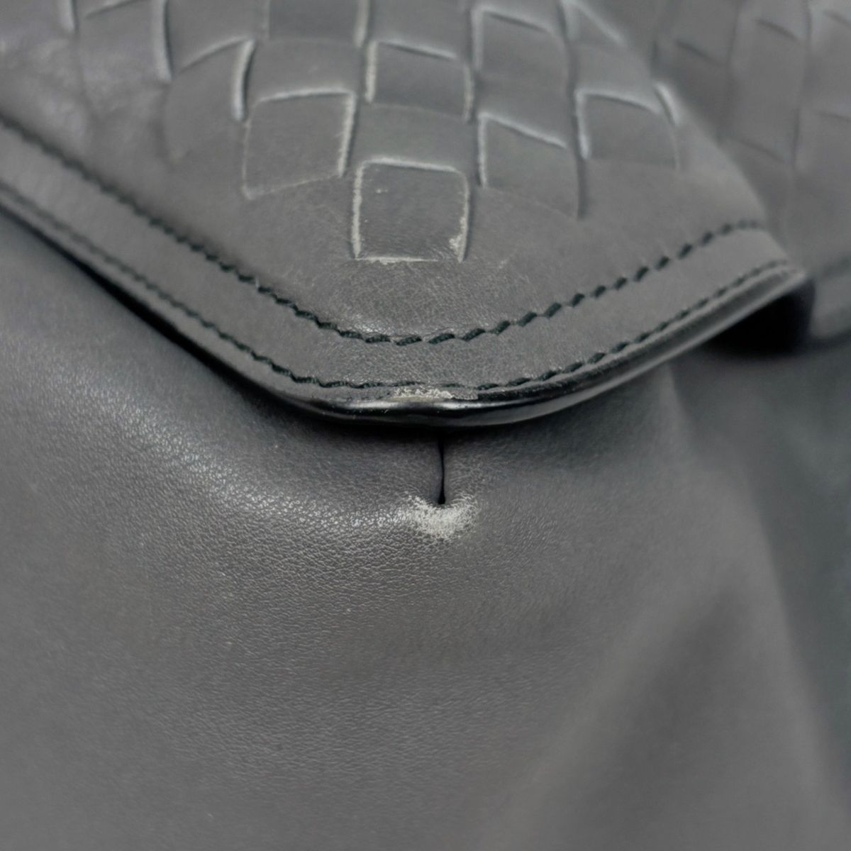 Bottega Veneta Intrecciato Tote Leather Gray — view 4