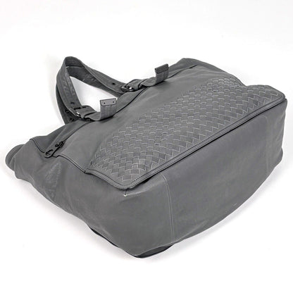 Bottega Veneta Intrecciato Tote Leather Gray — view 2