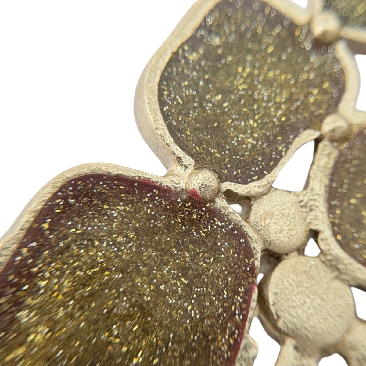 Chanel CC Logo Color Stone Necklace Rhinestone Gold Multicolor — view 5