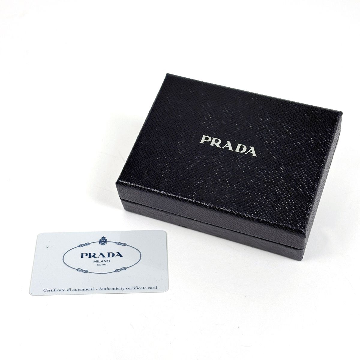 Prada Logo Zip Around Coin Case Saffiano Leather Pink 1 mm — view 5