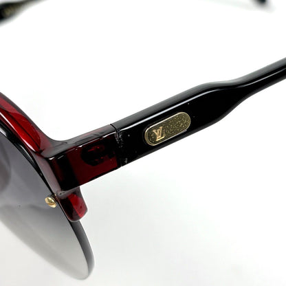 Louis Vuitton Logo Gradient Sunglasses Eyewear Acetate Bordeaux — view 4